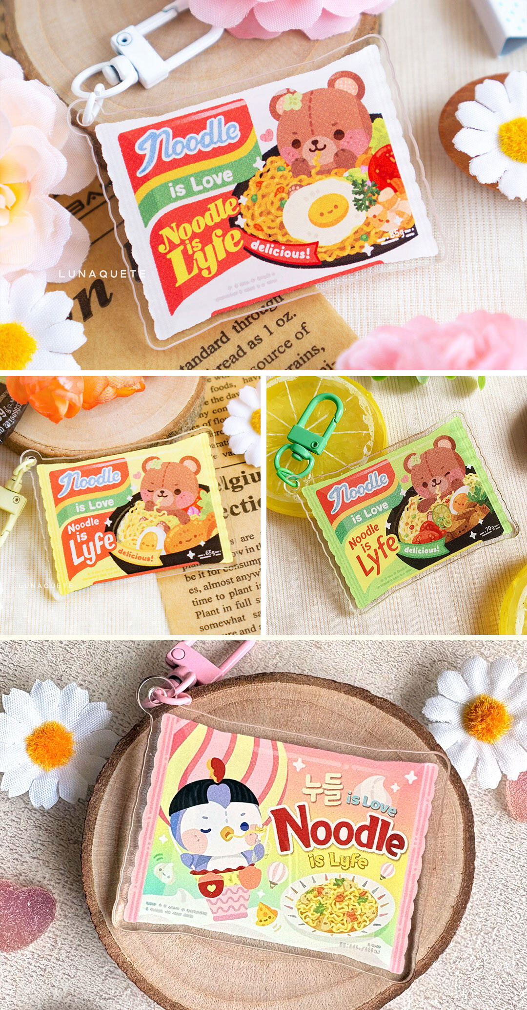 Noodle Keychains IDR 40K / 3 for IDR 110K