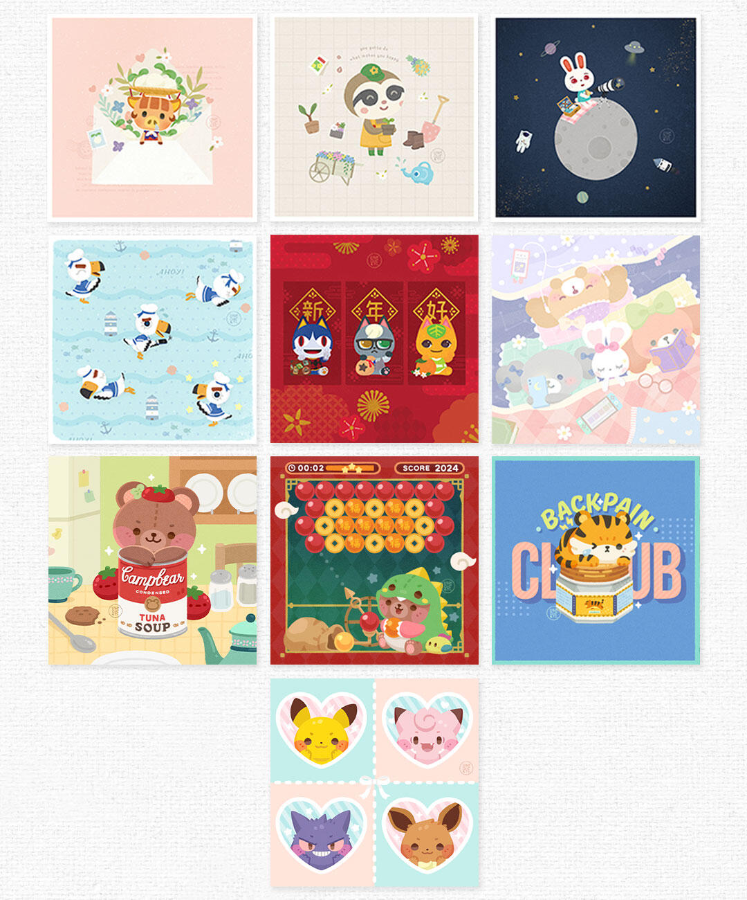 Square Prints